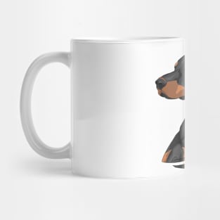 Doberman Portrait Mug